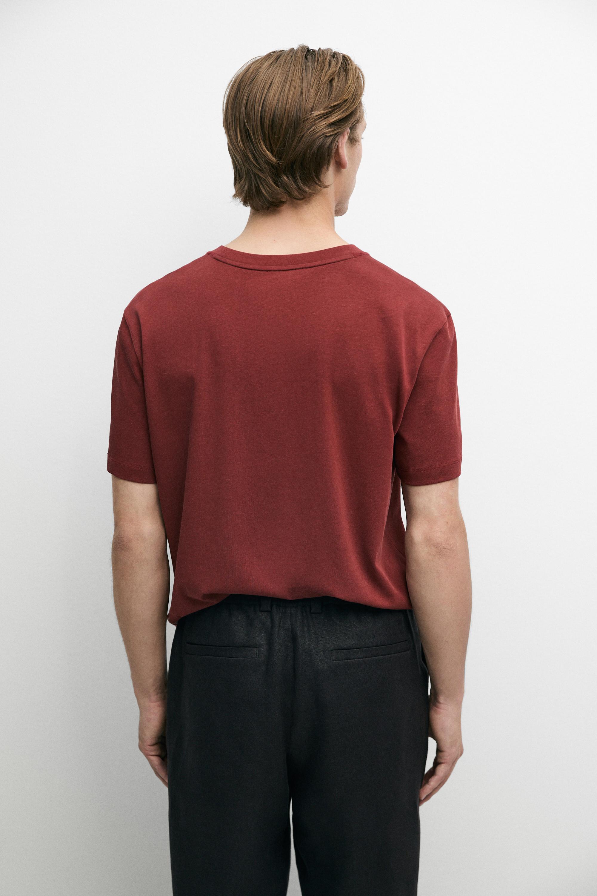 T-shirt manches courtes coton mélangé